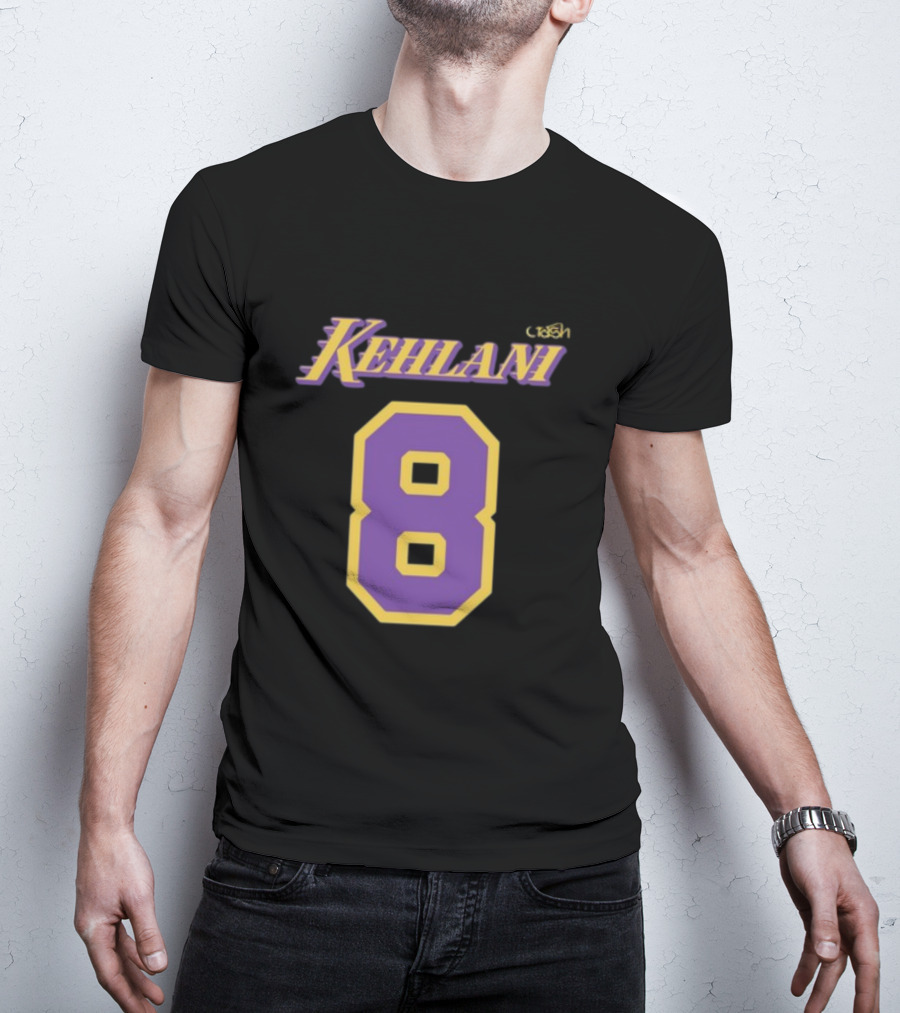 Kehlanistore Kehlani Purple Yellow Number 8 T-Shirt