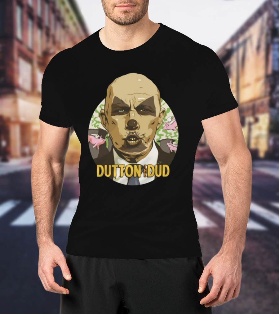 Nordacious Dutton The Dud Flying Pigs Comic T-Shirt
