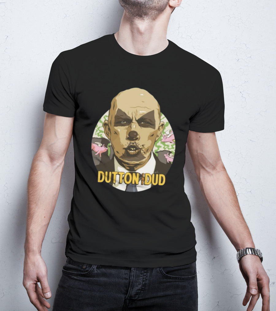 Nordacious Dutton The Dud Flying Pigs Comic T-Shirt