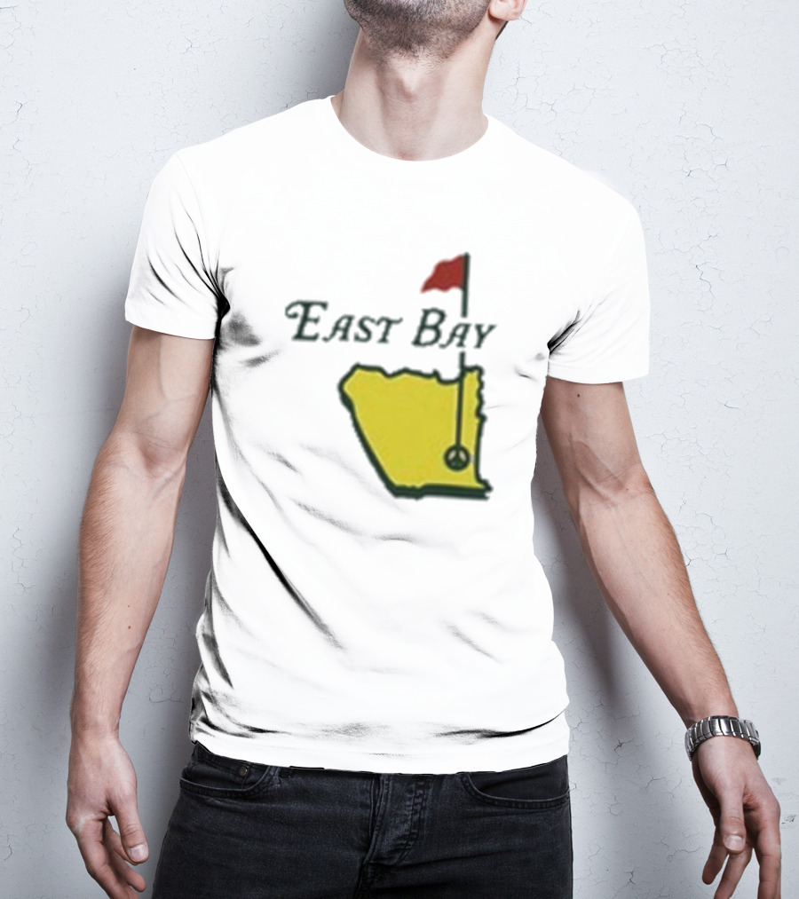 Oaklandish East Bay Golf Map With Flag Hole T-Shirt