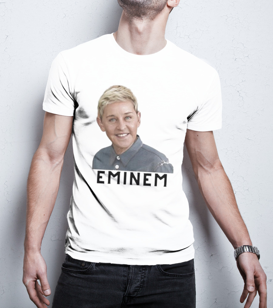 Eminem Ellen Degeneres Face Mashup T-Shirt