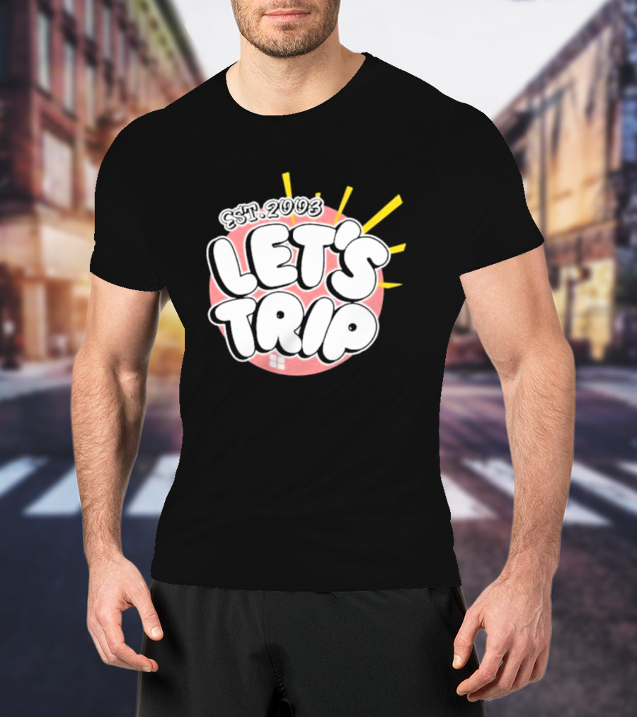 Let's Trip Bubble Est 2003 Sunburst T-Shirt