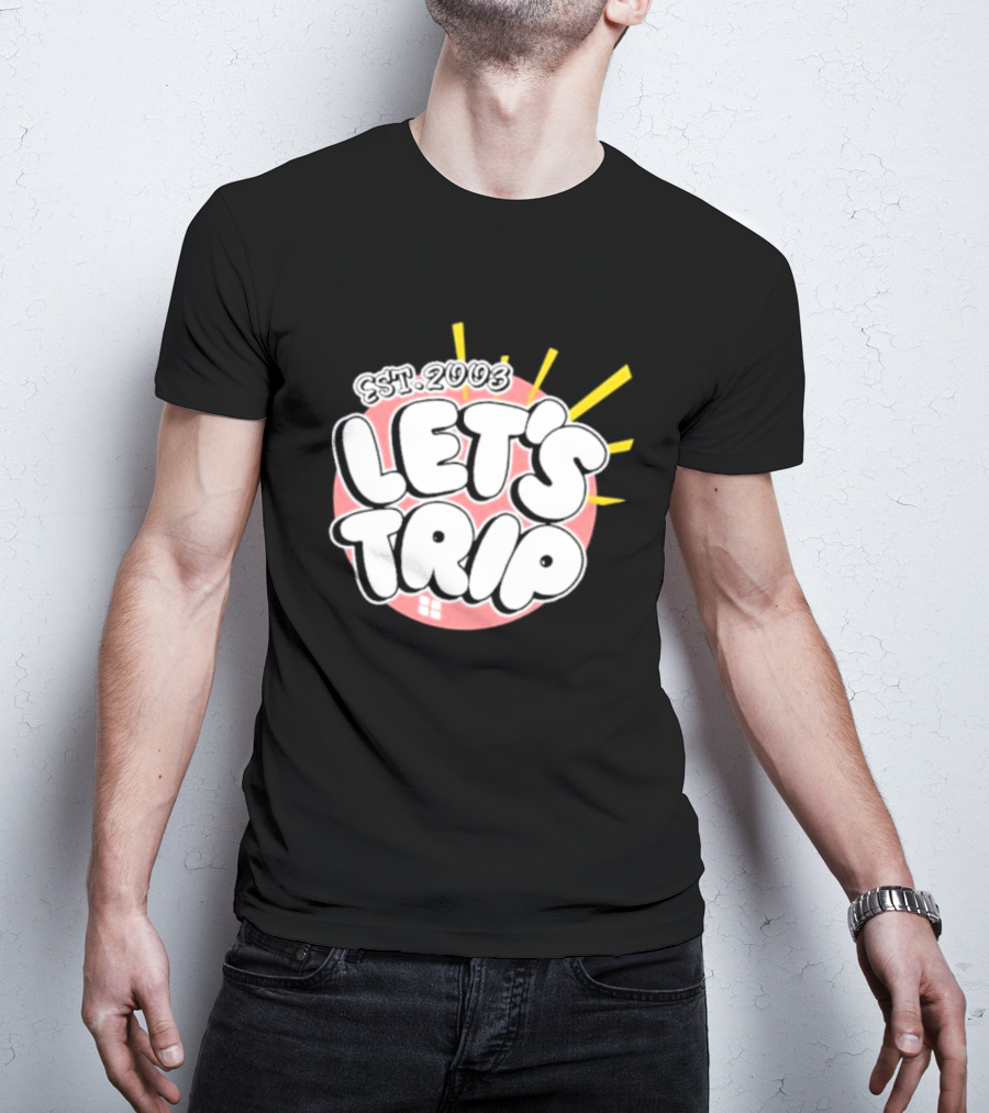 Let's Trip Bubble Est 2003 Sunburst T-Shirt