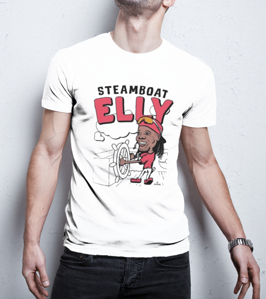 STEAMBOAT ELLY Elly De La Cruz Wheel Turner Cartoon T-Shirt