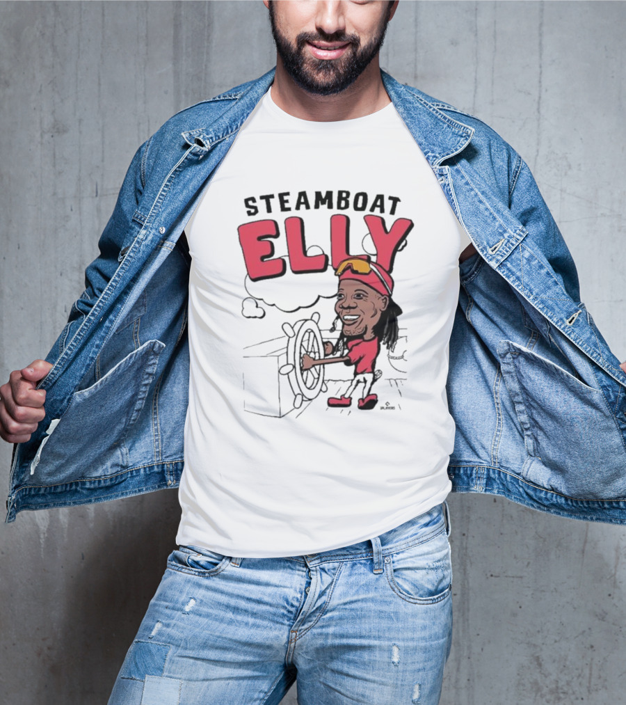 STEAMBOAT ELLY Elly De La Cruz Wheel Turner Cartoon T-Shirt