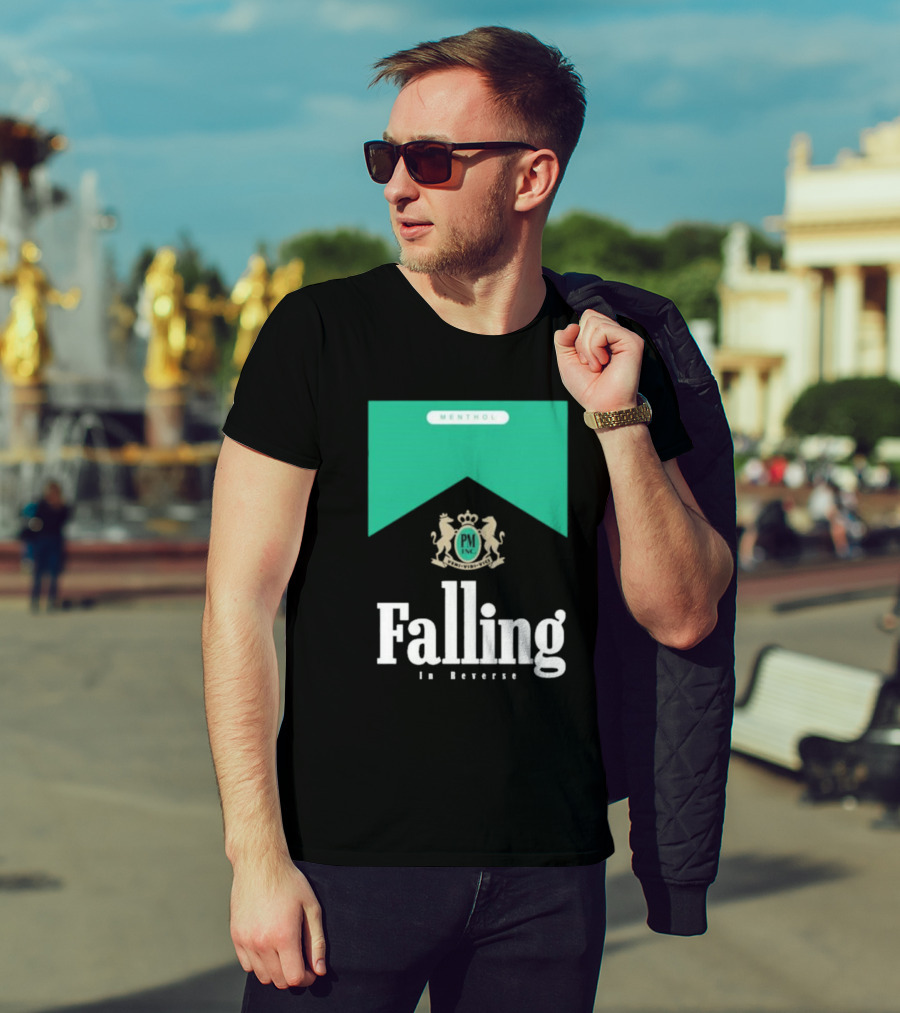Falling In Reverse Menthol Crest And PM T-Shirt