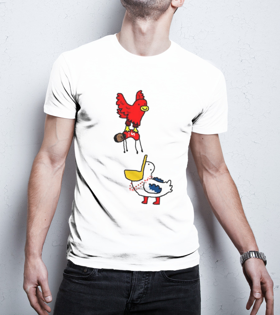 Hawks Trade Dejounte Murray To The Pelicans NBA Paint Bird Dunking Player T-Shirt