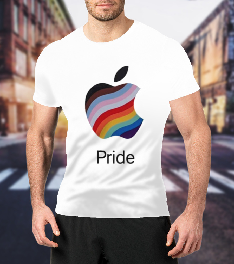 Apple Pride Rainbow T-Shirt