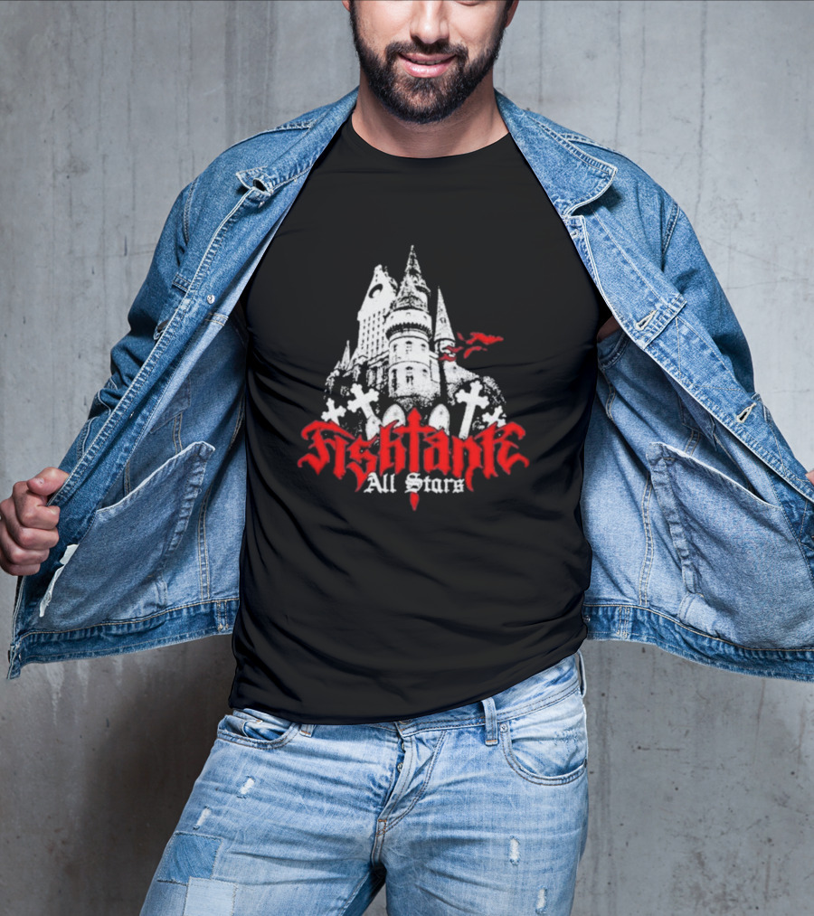 Fishtank All Stars Vampire Castle With Crosses T-Shirt