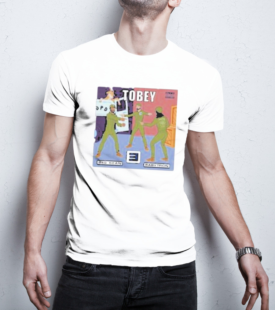 Eminem Tobey Big Sean BabyTron Meme Three Spider-Men Arms T-Shirt