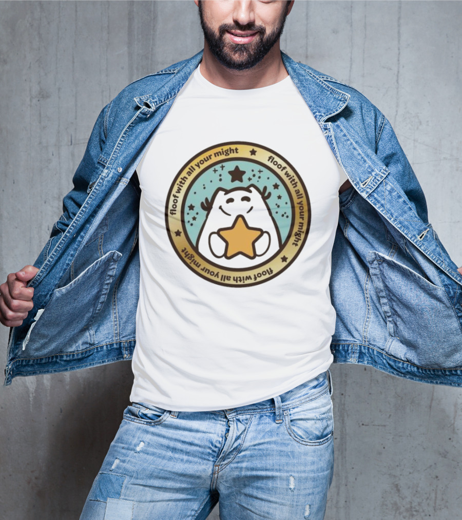 Floof With All Your Might Starry Circle Logo Est 2005 T-Shirt