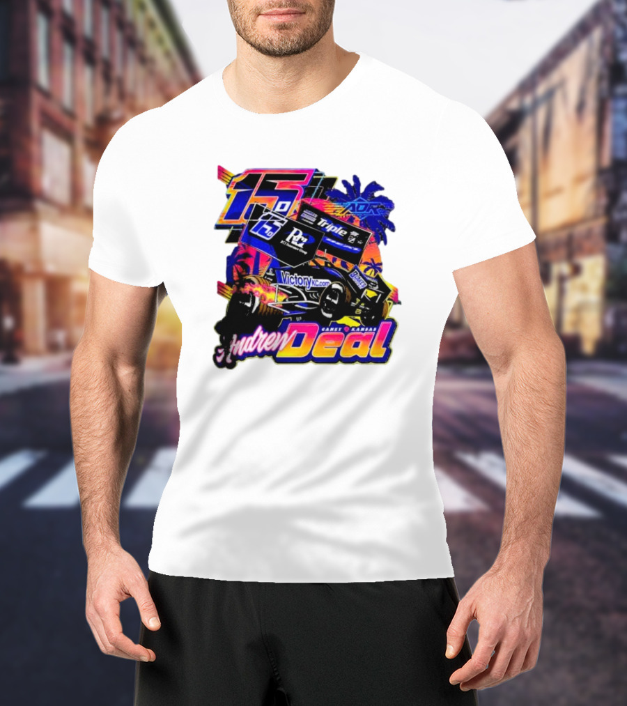 15 Andrew Deal Victory KC Motorsports Caney Kansas Racing T-Shirt