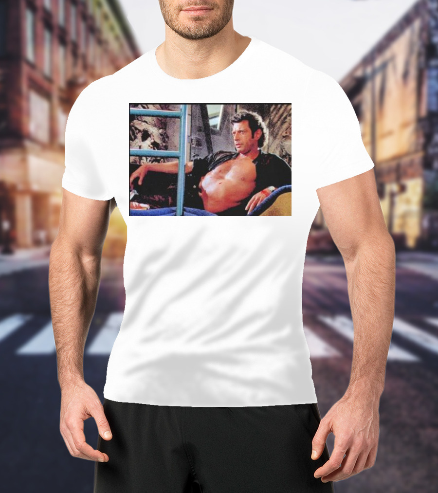 Ian Malcolm Jurassic Park Iconic Scene T-Shirt