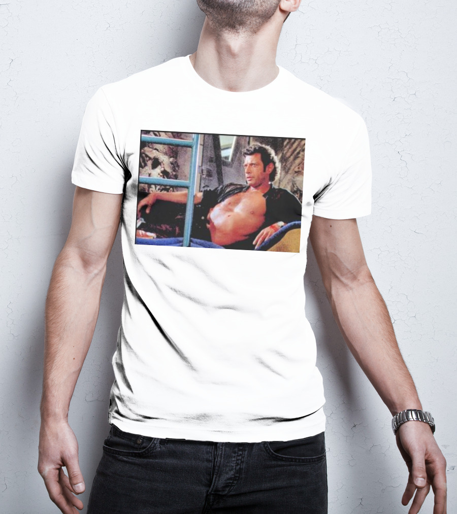 Ian Malcolm Jurassic Park Iconic Scene T-Shirt