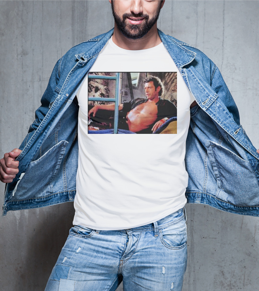 Ian Malcolm Jurassic Park Iconic Scene T-Shirt