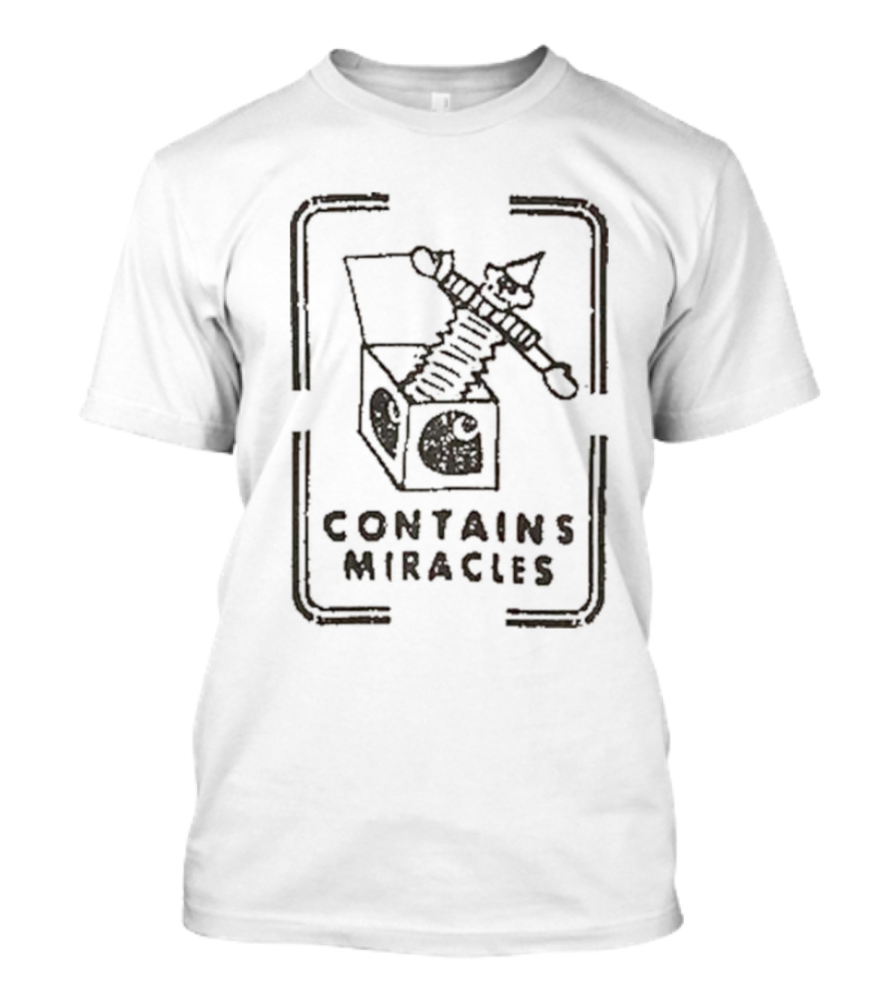 Carhartt Wip Miracle Box Jack-in-the-Box Contains Miracles T-Shirt