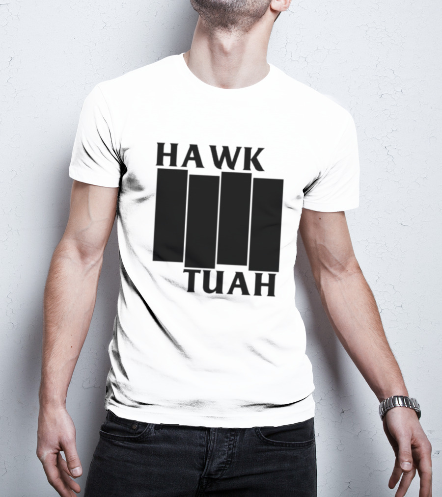 Hawk Tuah Black Flag T-Shirt