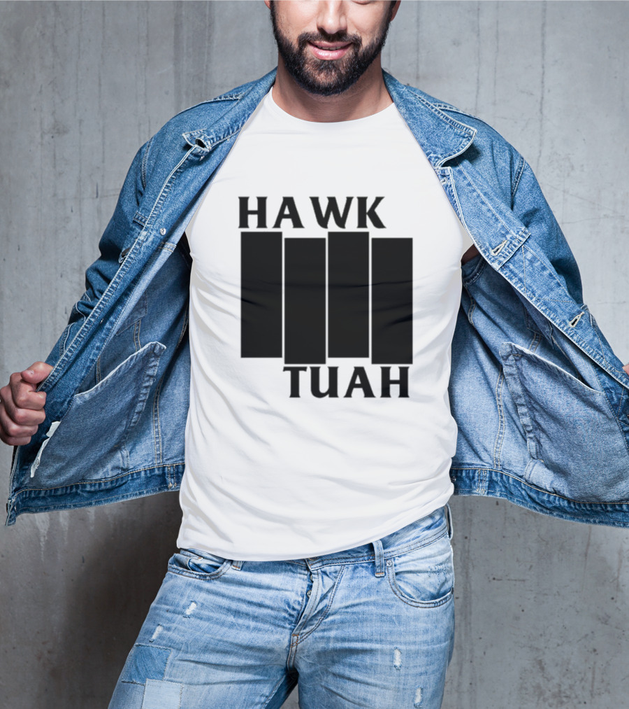 Hawk Tuah Black Flag T-Shirt