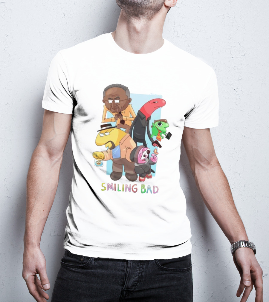 Smiling Bad Characters Joolianee Inspired Cartoon T-Shirt