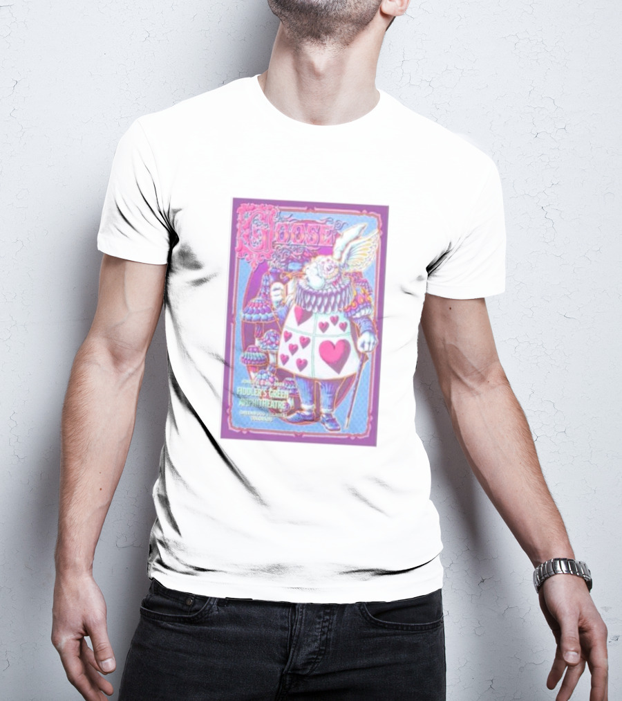 Goose At Fiddler's Green Amphitheatre Denver Wonderland T-Shirt