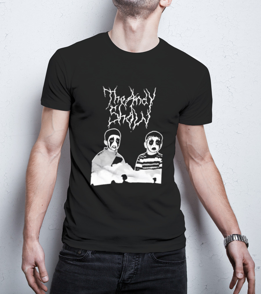 The Andy Show Corpse Paint Black Metal Duo T-Shirt