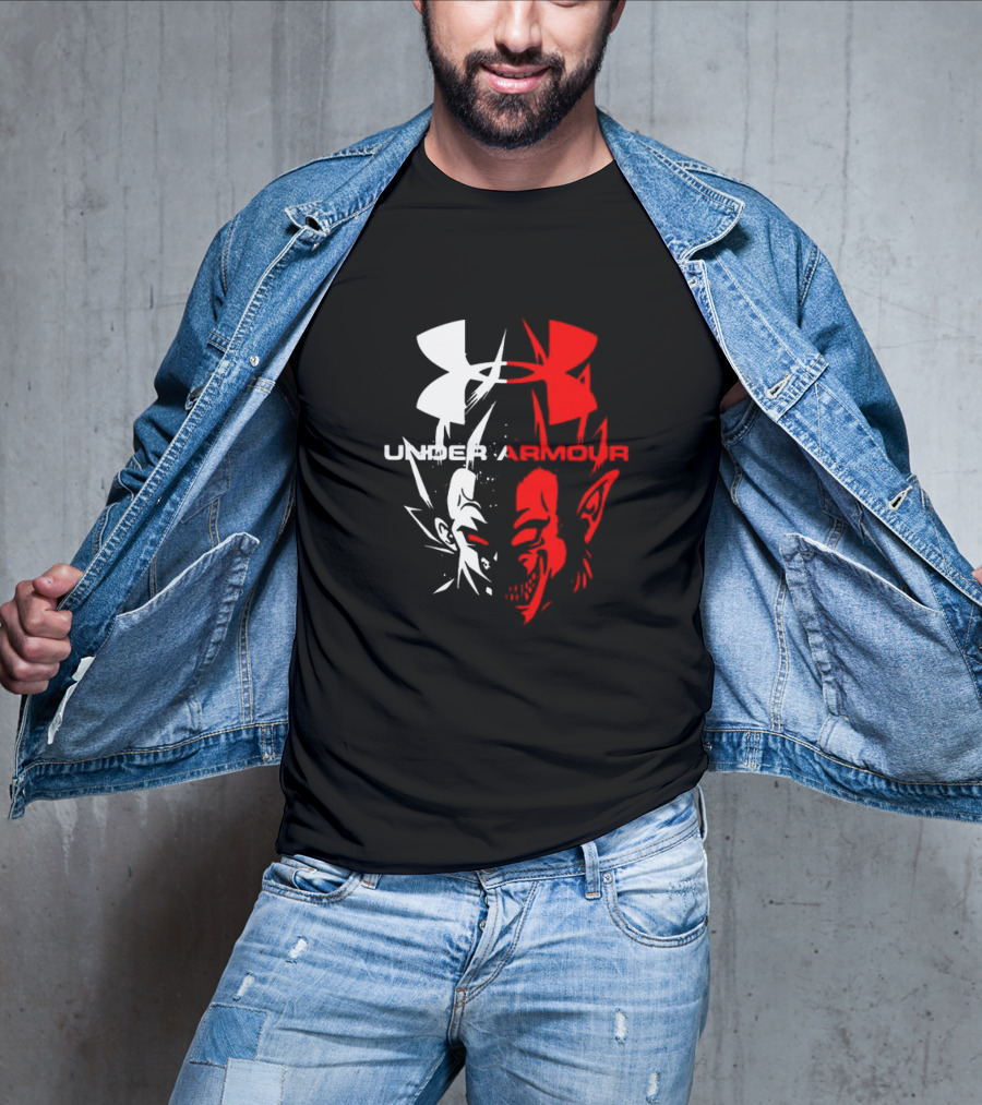 Vegeta Dual Face Under Armour Dragon Ball T-Shirt