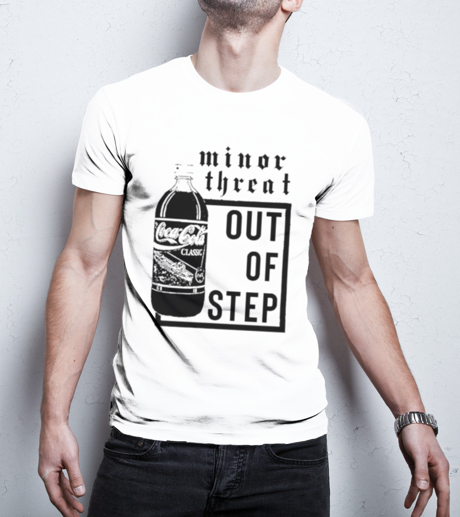 Minor Threat Out Of Step Coca-Cola Classic Bottle T-Shirt