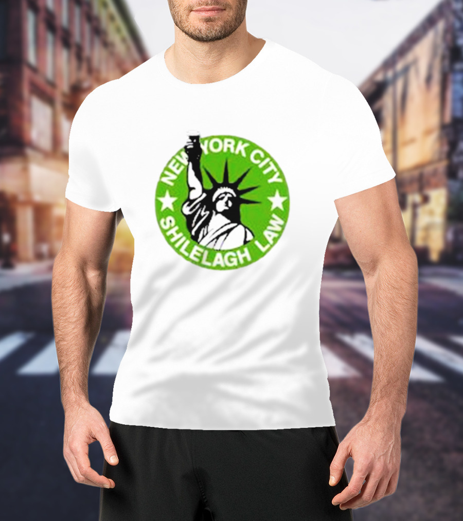 New York City Shilelagh Law Statue Of Liberty Beer T-Shirt
