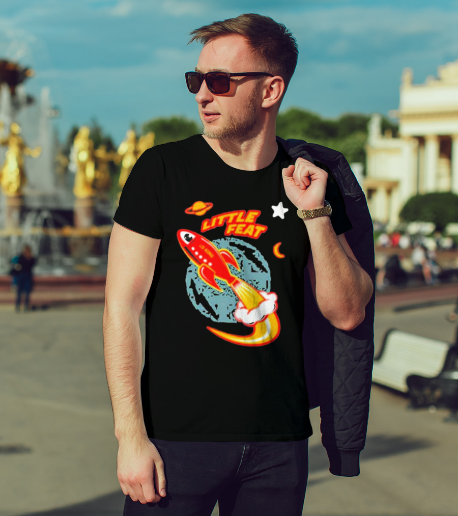 Little Feat Rocketship Planetary Adventure T-Shirt