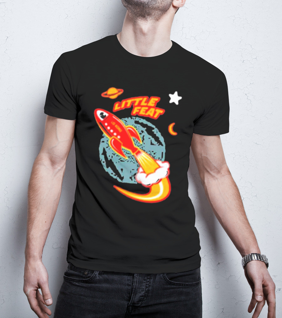 Little Feat Rocketship Planetary Adventure T-Shirt