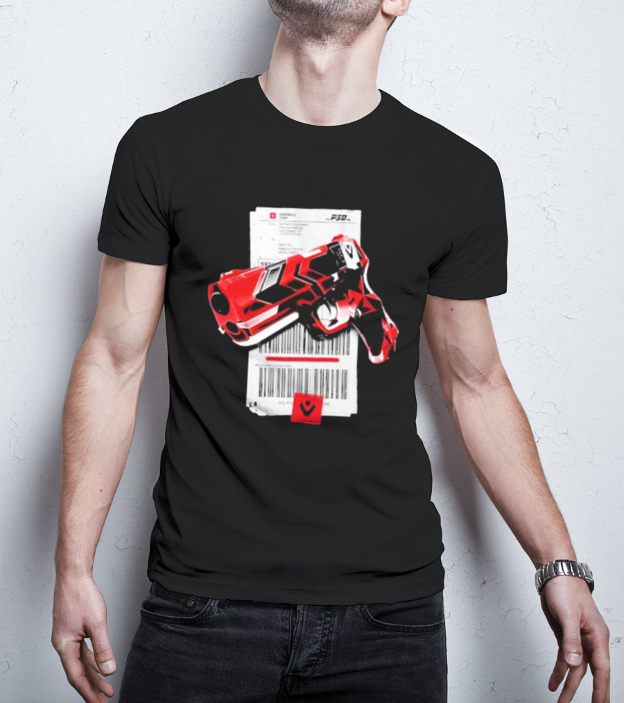 Sentinels Pistol Barcode PSD Capsule T-Shirt