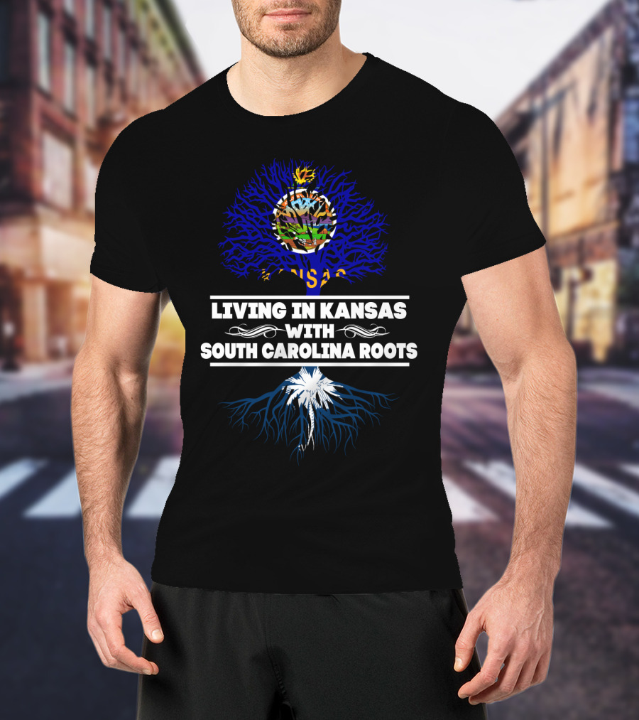 Kansas Residency And South Carolina Heritage T-Shirt