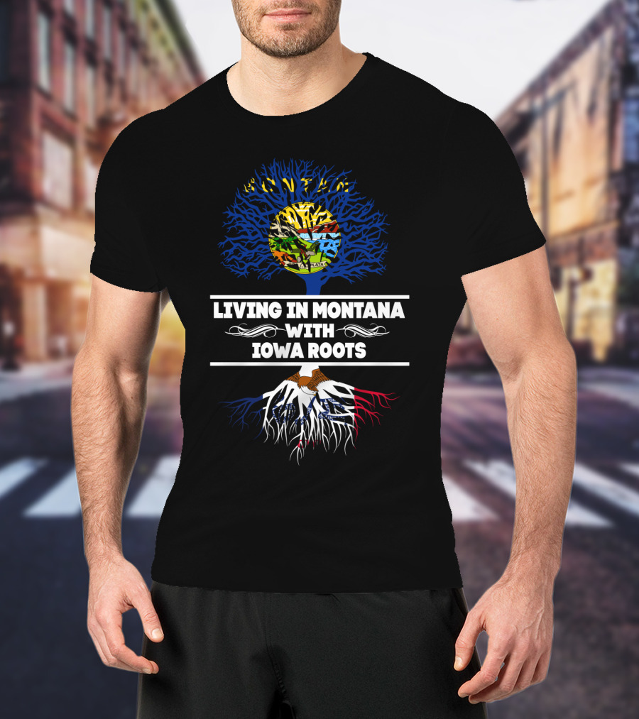 Montana Lifestyle With Deep Iowa Heritage: Tree Emblem T-Shirt