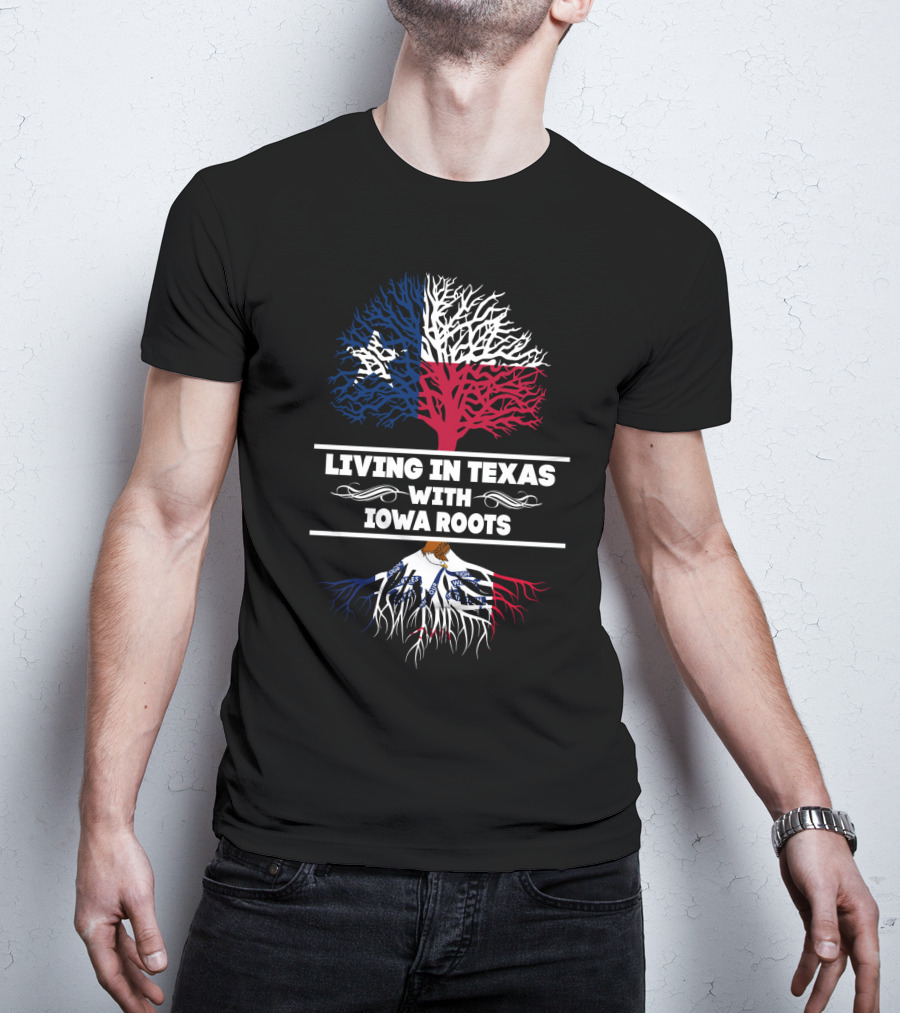Texas And Iowa Pride: Deep-Rooted Connection With Lone Star And Hawkeye T-Shirt