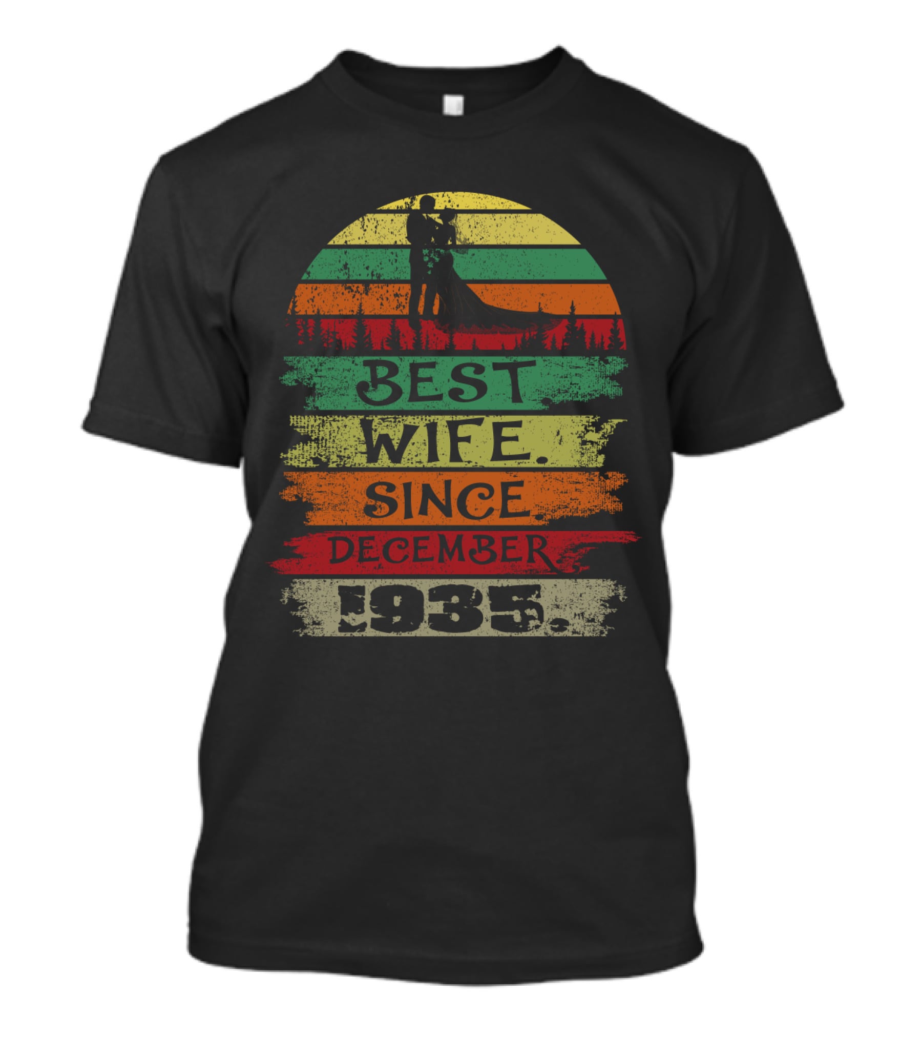 Best Wife Since December 1935 Vintage T-Shirt