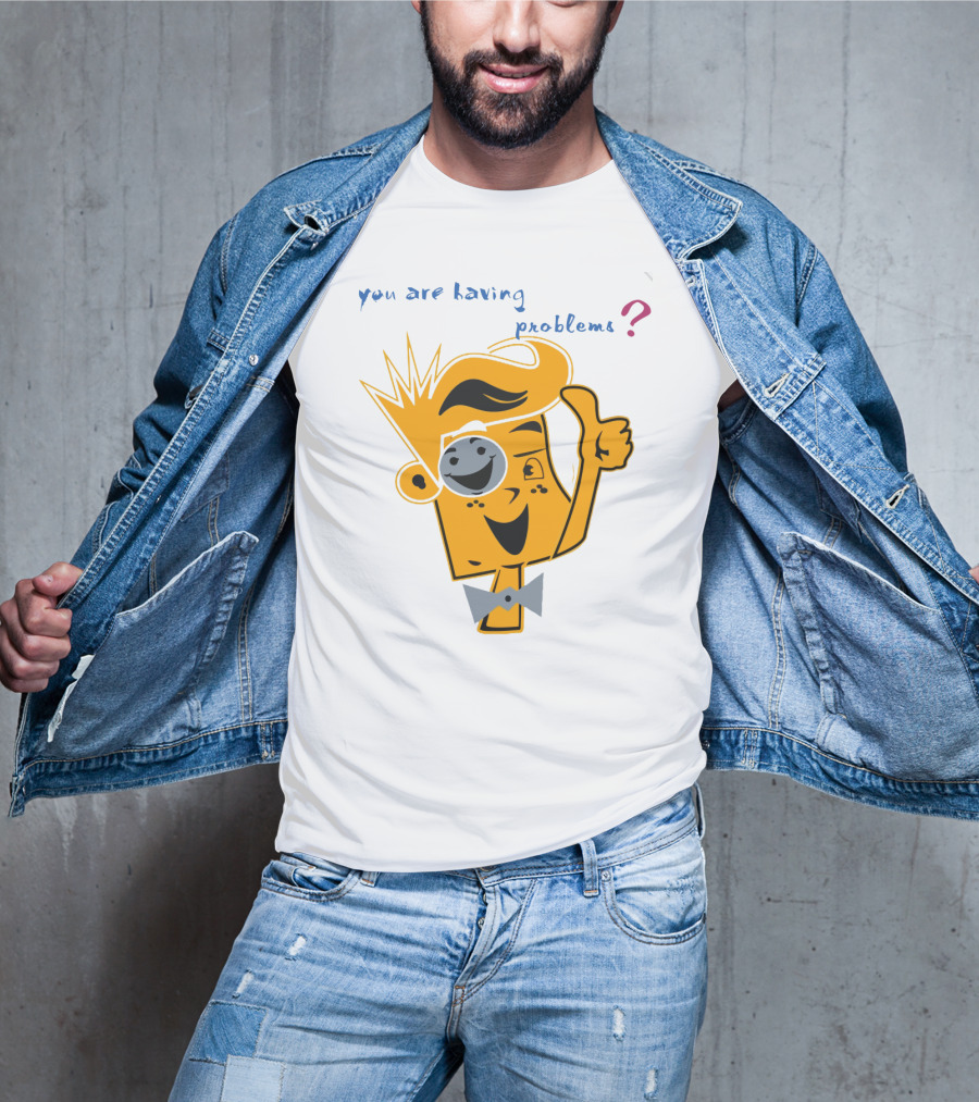 You Are Having Problems Cartoon Character Thumbs Up SpreadFUNnel Vision We Slay All Day T-Shirt