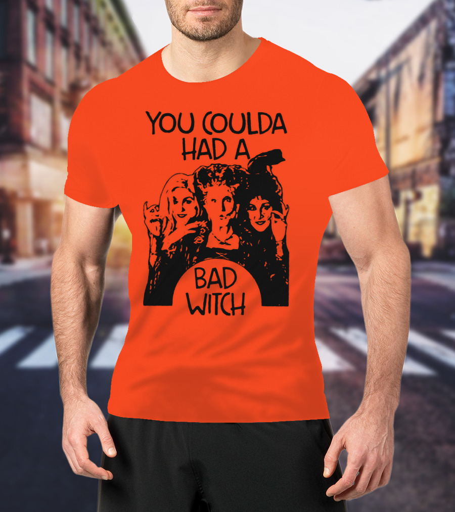 Hocus Pocus You Coulda Had A Bad Witch Sanderson Sisters Halloween Magic T-Shirt