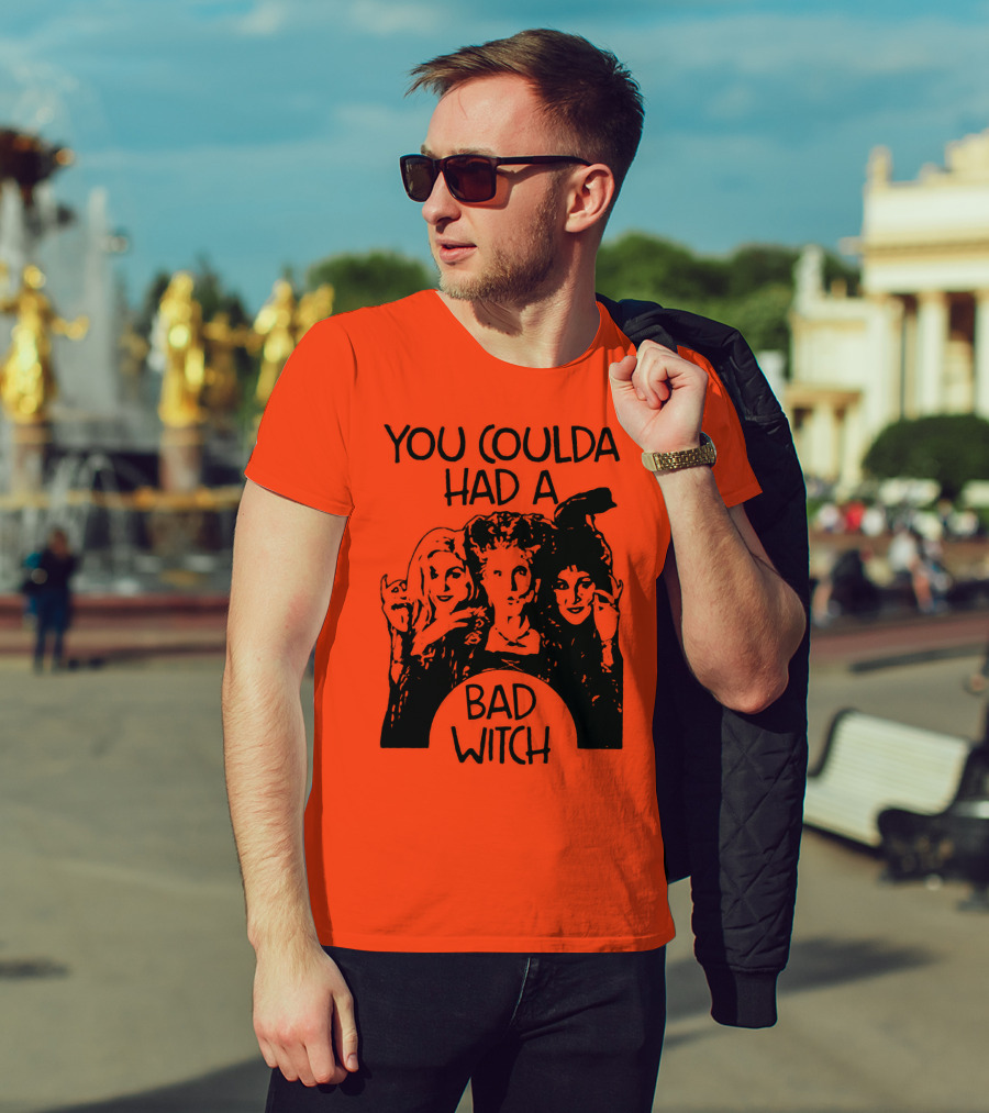 Hocus Pocus You Coulda Had A Bad Witch Sanderson Sisters Halloween Magic T-Shirt