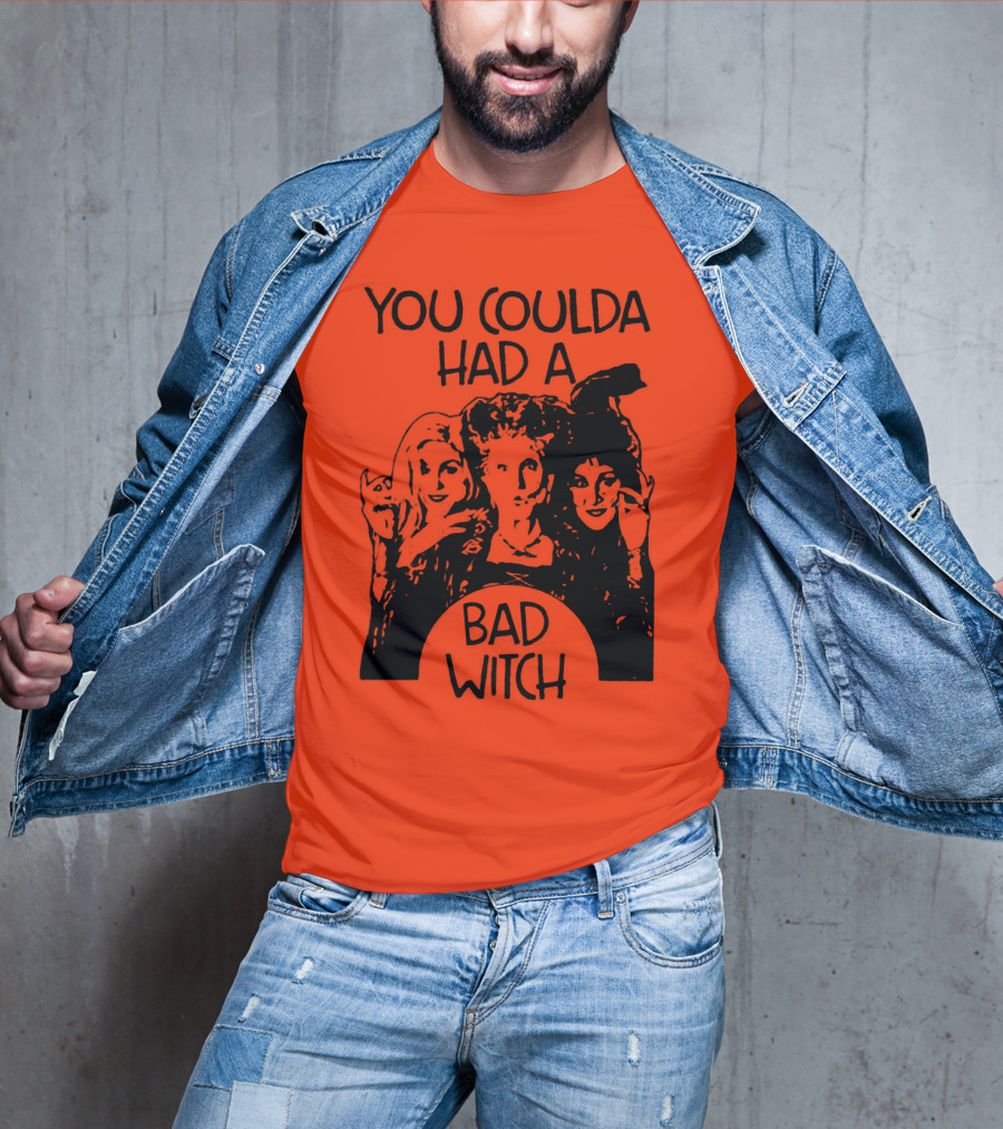 Hocus Pocus You Coulda Had A Bad Witch Sanderson Sisters Halloween Magic T-Shirt