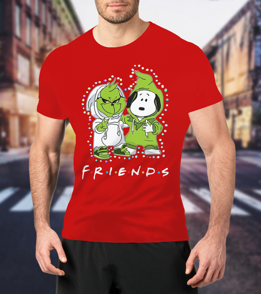 Baby Snoopy And Grinch Friends TV Show Hoodie Characters T-Shirt