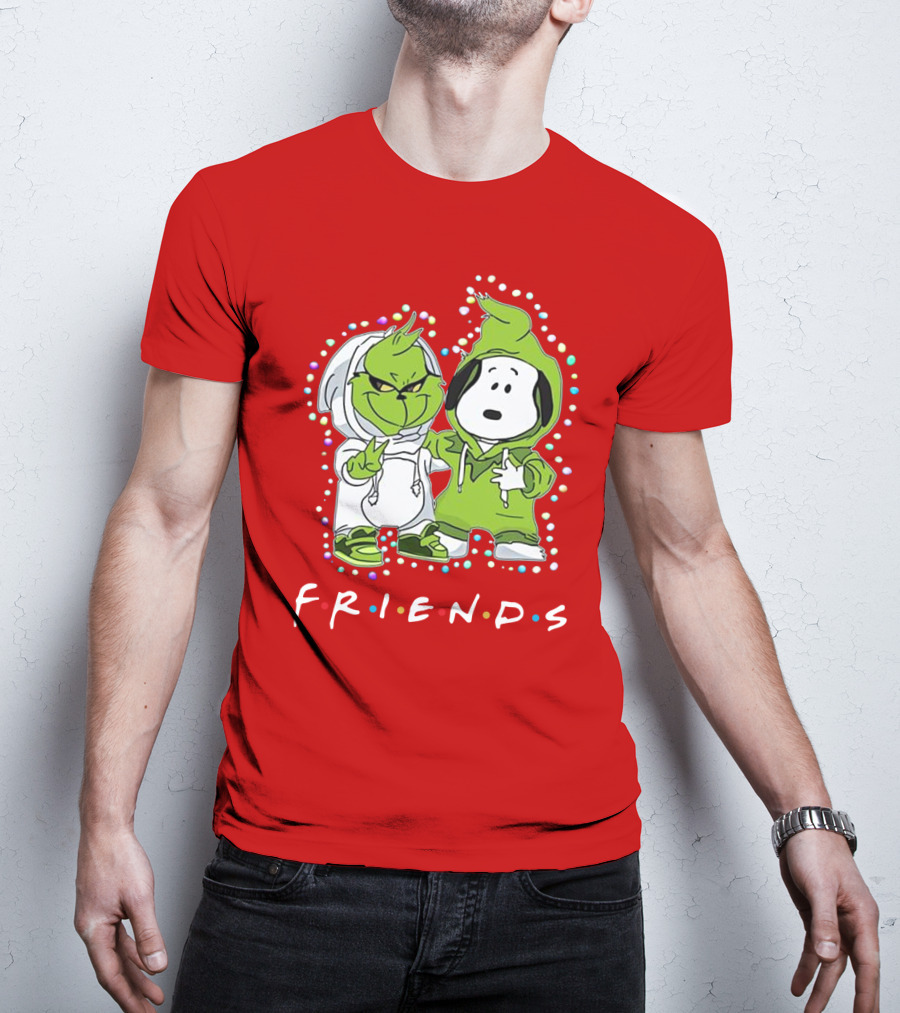 Baby Snoopy And Grinch Friends TV Show Hoodie Characters T-Shirt