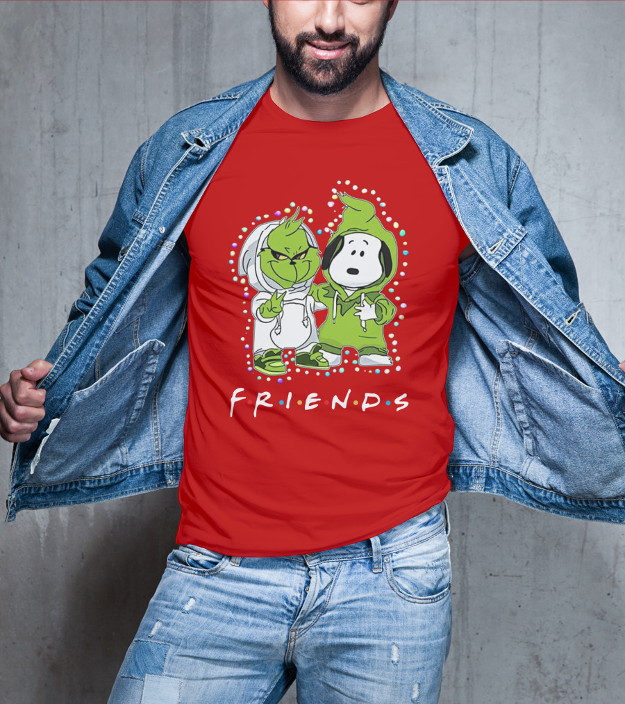 Baby Snoopy And Grinch Friends TV Show Hoodie Characters T-Shirt