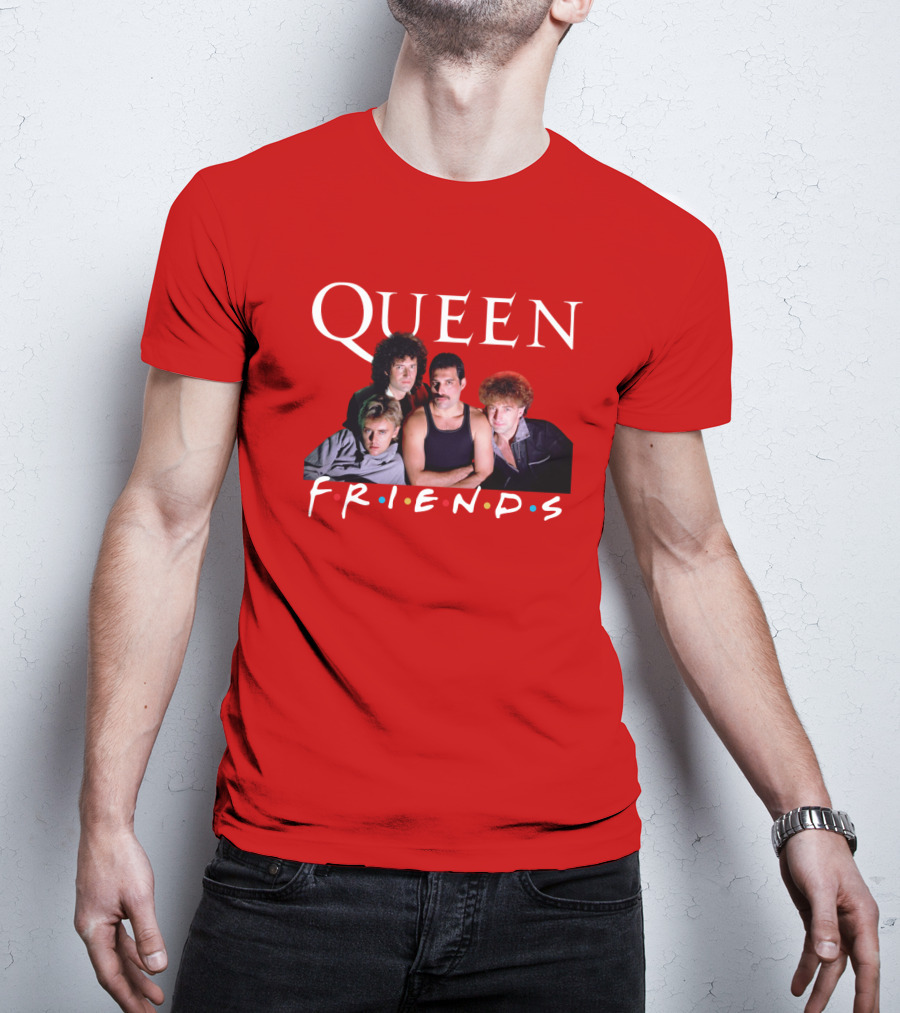 Queen Band Friends TV Show Mashup T-Shirt