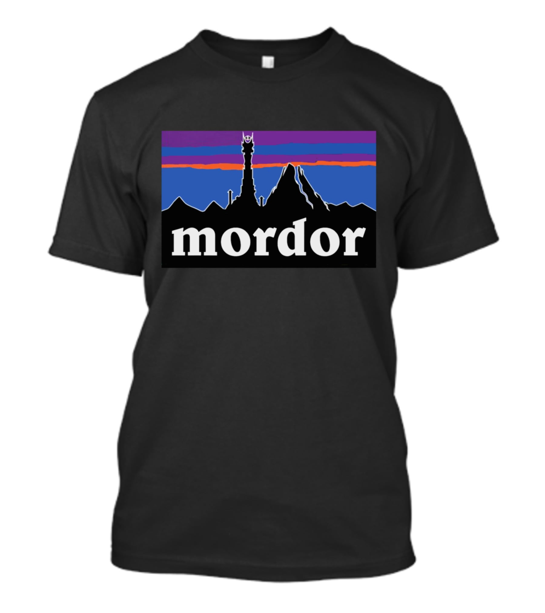 Mordor Eye Of Sauron Sunset Landscape T-Shirt