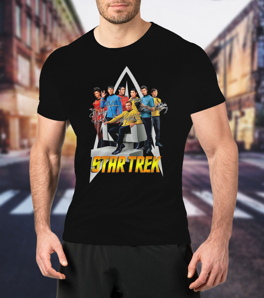 Star Trek Cast Character Ensemble T-Shirt