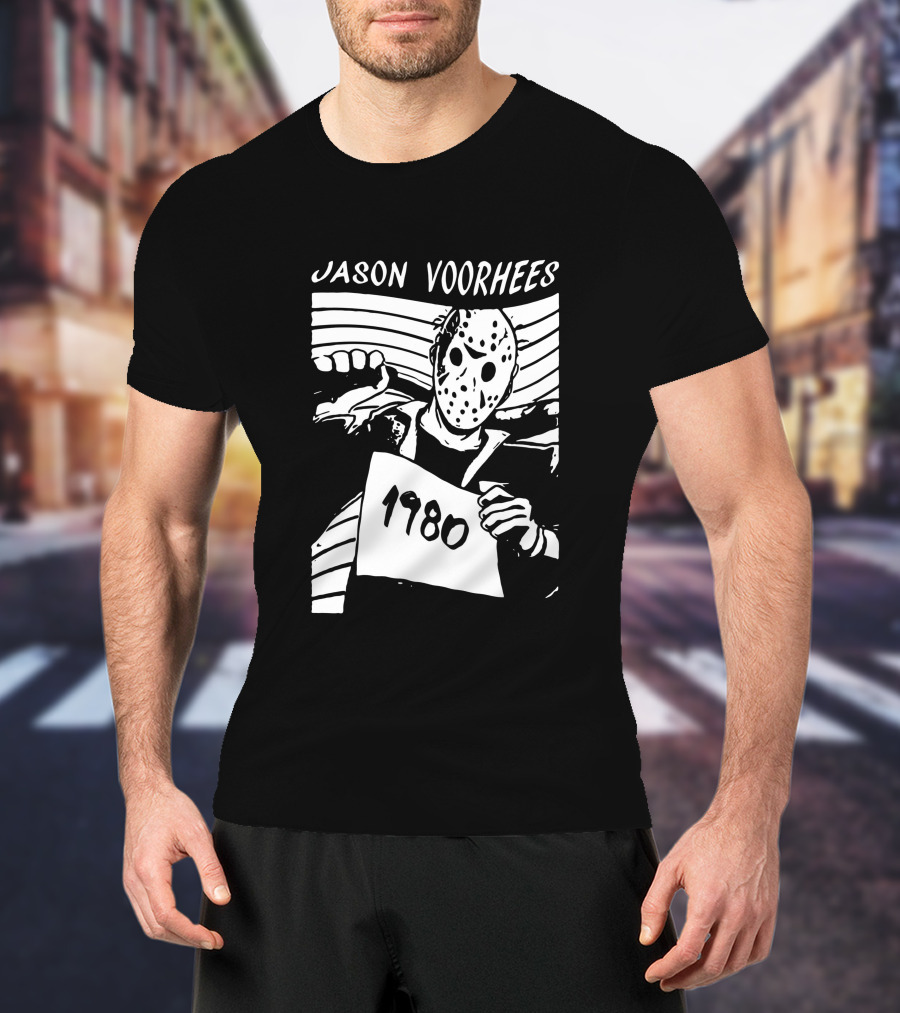 Jason Voorhees 1980 Horror Movie Iconic T-Shirt