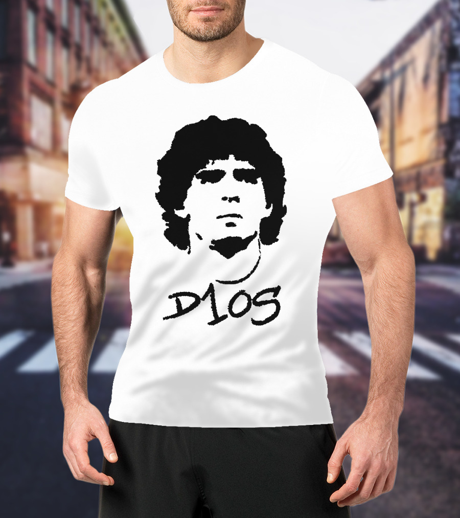 Diego Maradona D1OS Iconic Portrait Legend T-Shirt