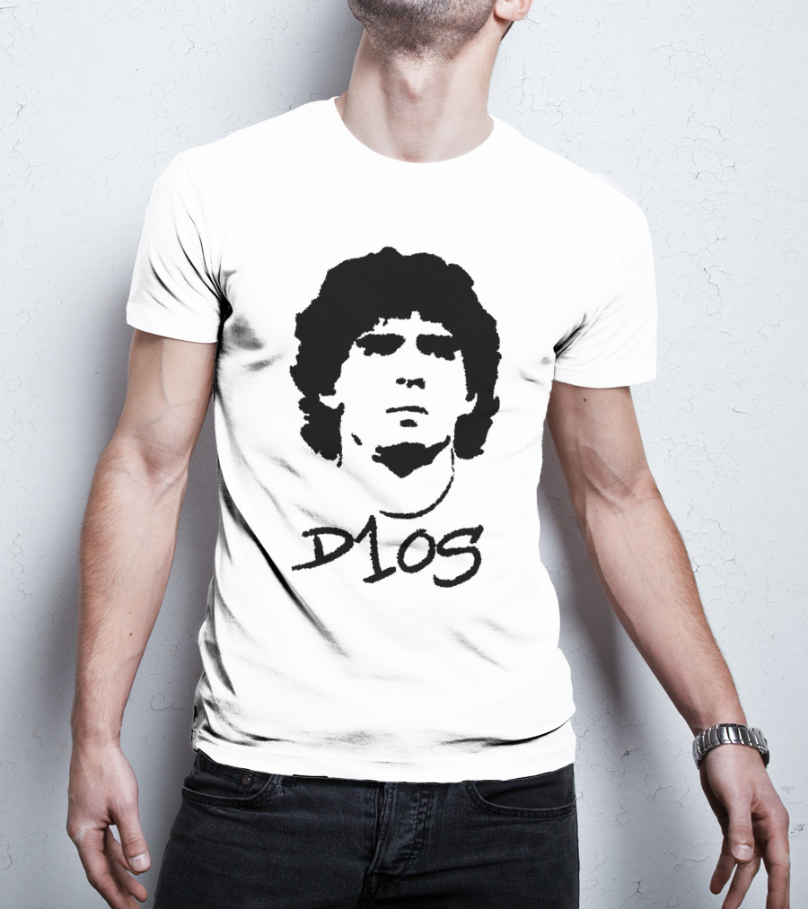 Diego Maradona D1OS Iconic Portrait Legend T-Shirt