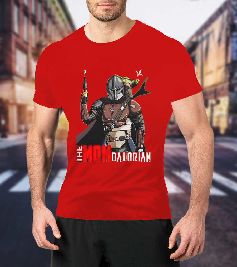 The Mom Dalorian Baby Yoda T-Shirt