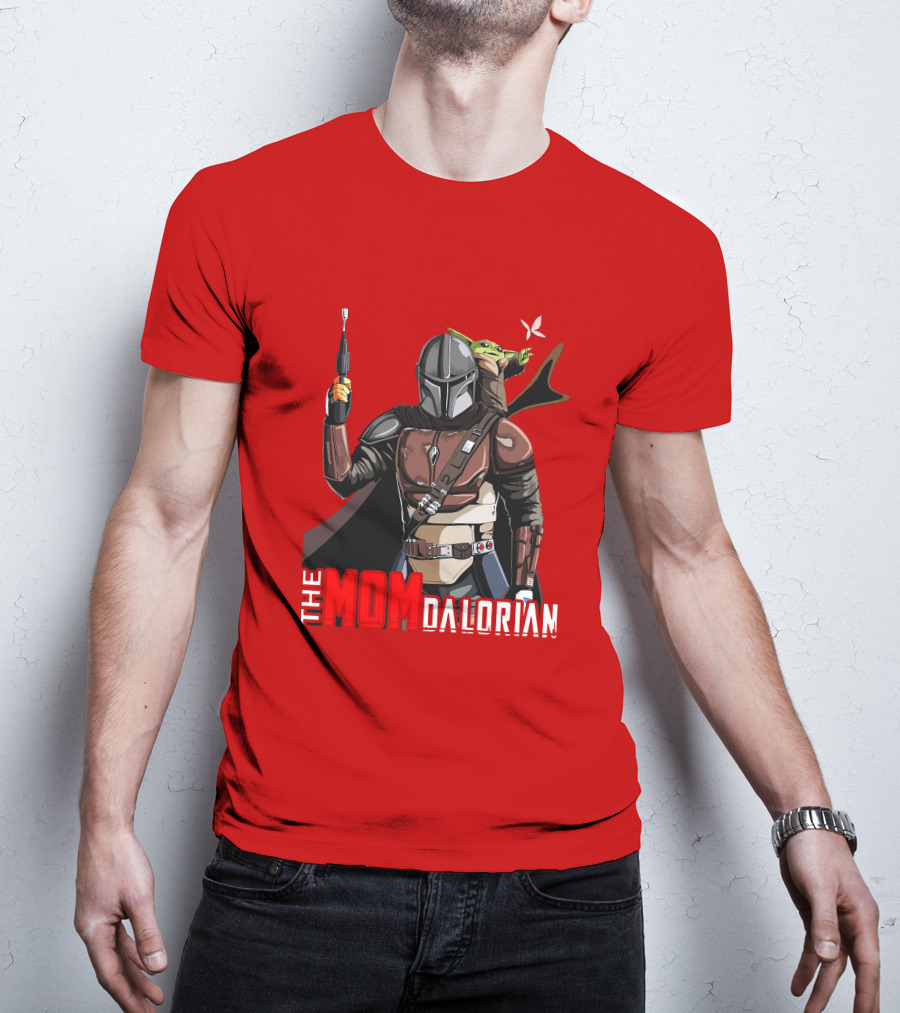 The Mom Dalorian Baby Yoda T-Shirt